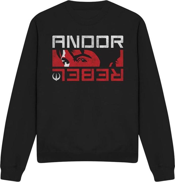 Actual product image Star Wars Unisex Adult Andor Rebel Spy Sweatshirt (L)