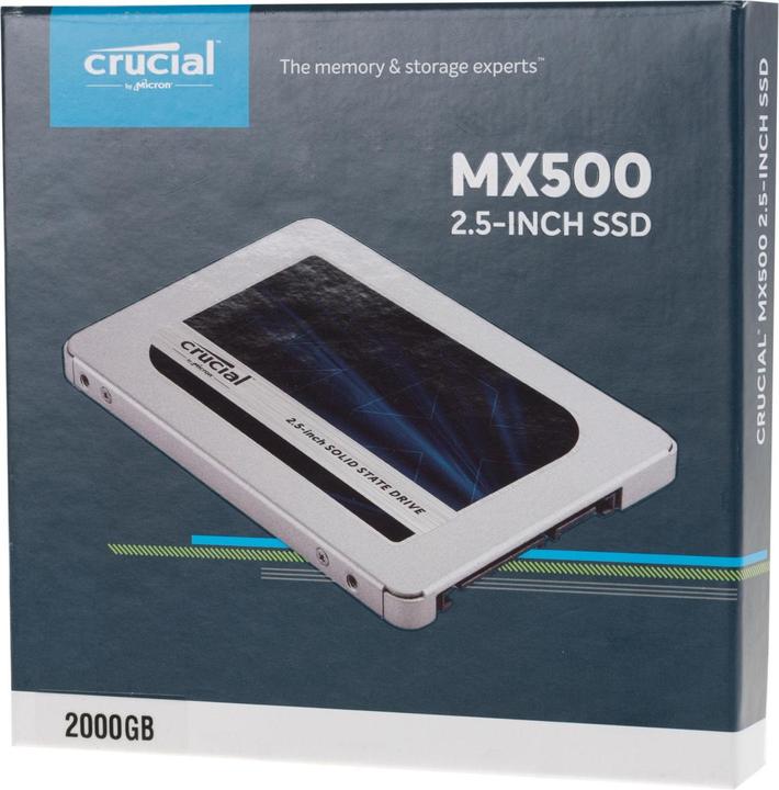 Produktbild Crucial Mx500 (2000 GB, 2.5")
