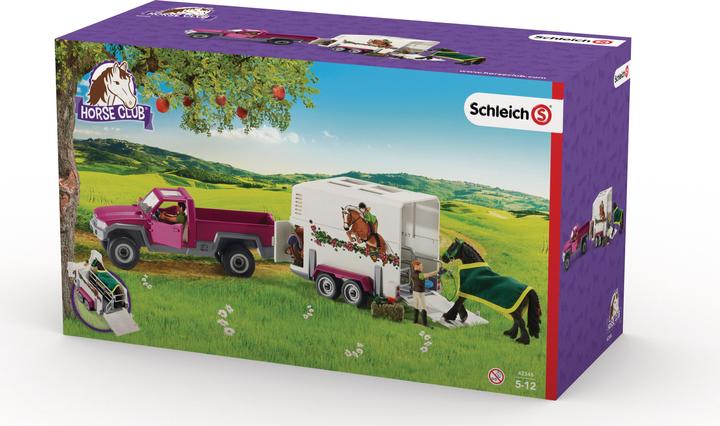 Produktbild Schleich Pick-Up mit Pferdeanhänger