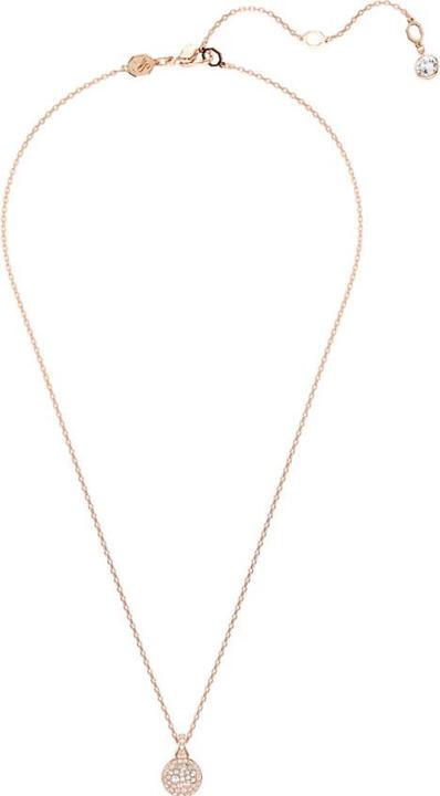 Actual product image Swarovski Meteora necklace white rose gold (Swarovski Metal, 40 - 47 cm)