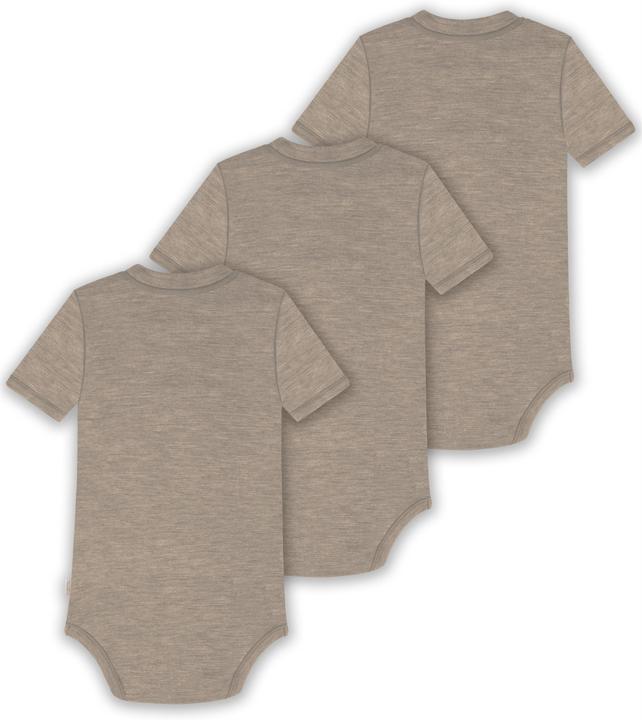 Actual product image Normani Set of 3 baby merino short-sleeved body "Tihoi" - 9315 (86)