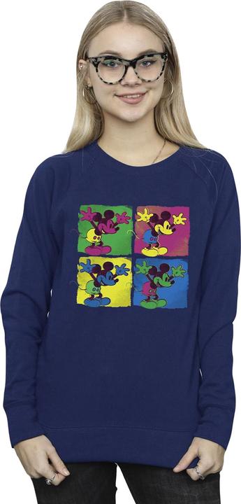 Actual product image Disney Womens/Ladies Mickey Mouse Pop Art Sweatshirt (S)