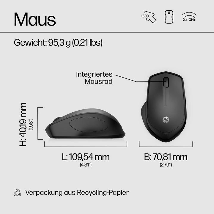 Actual product image HP 280M (Wireless)
