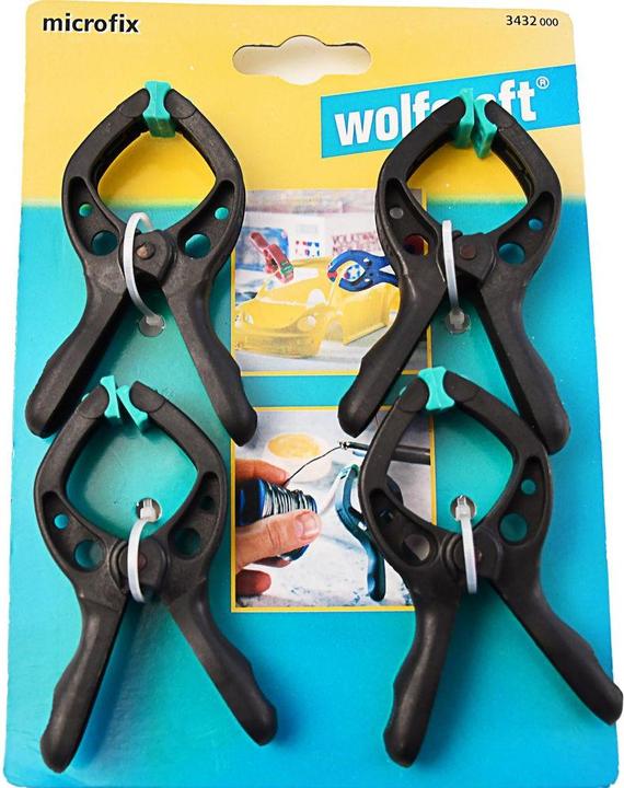 Produktbild wolfcraft 4 Federzwingen microfix (30 mm)