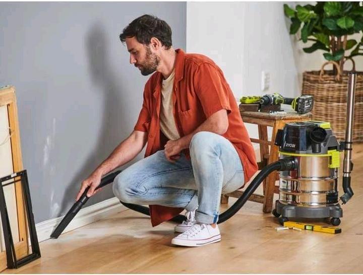 Actual product image Ryobi R18WDV-0 vacuum 18V One + Black, Green (Wet dry vacuum cleaner)