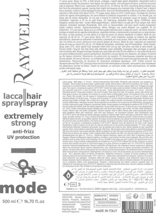 Produktbild Raywell Fixativ Unisex Mode Extra Strong, Toate tipurile de par, 500ml (500 ml)