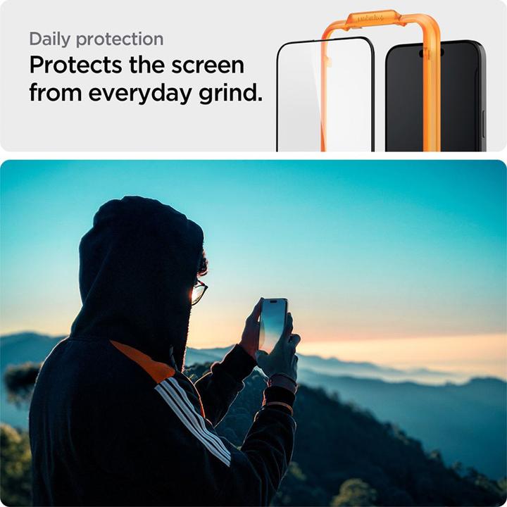 Actual product image Spigen Alignmaster (2 Piece, Apple iPhone 15 Pro Max)