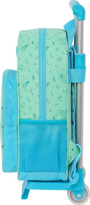 Produktbild Stitch Schulrucksack mit Rädern Aloha türkis 26 x 34 x 11 cm