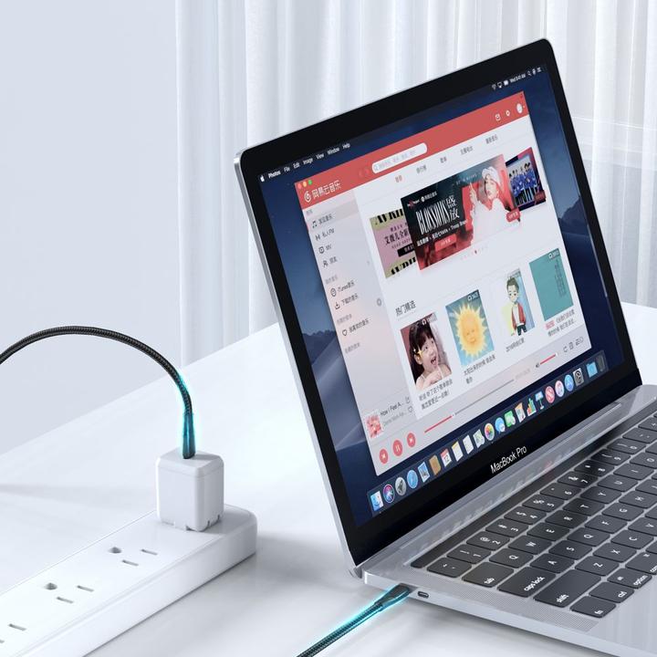 Actual product image Joyroom fast charging / data cable USB Type C - USB Type C PD 60W 2m black (S-2030N1-60) (2 m, USB 2.0)