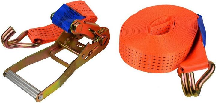 Actual product image GEKO Tensioning strap with ERGO ratchet and hook, 12m/5T/50mm
