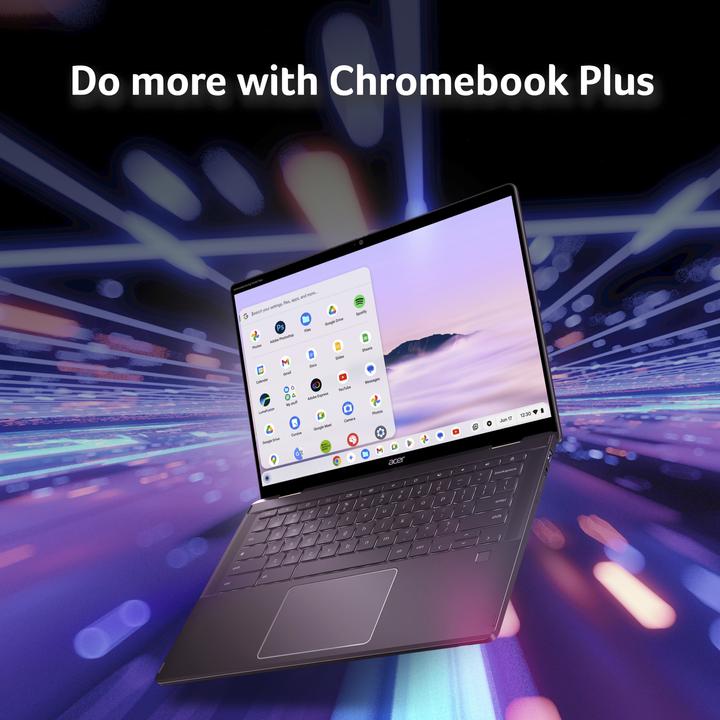 Actual product image Acer Chromebook Spin 714 (14", Intel Core Ultra 5 115U, 16 GB, 512 GB, CH)