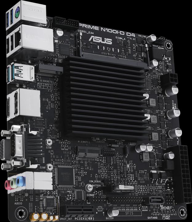 Productafbeelding ASUS Prime N100I-D D4-CSM (NA (geïntegreerde CPU), Mini-ITX)