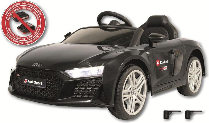 Actual product image Jamara Ride-on Audi R8 Spyder black 18V Einhell Power X-Change (18 V)