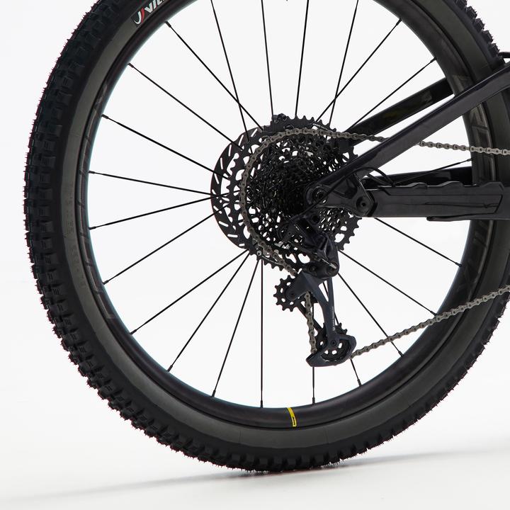 Actual product image Rockrider Mountainbike Feel 900 S All Mountain Team Edition Carbon 29 Zoll Schwarz