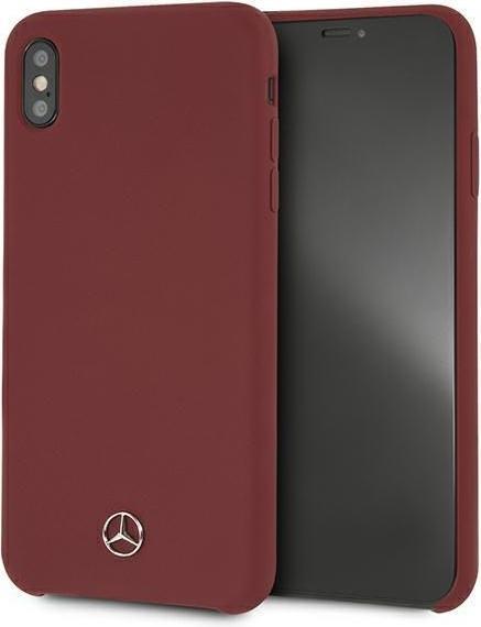 Image du produit Mercedes MEHCI65SILRE iPhone Xs Max rouge / rouge ligne silicone solide (Apple iPhone XS Max)