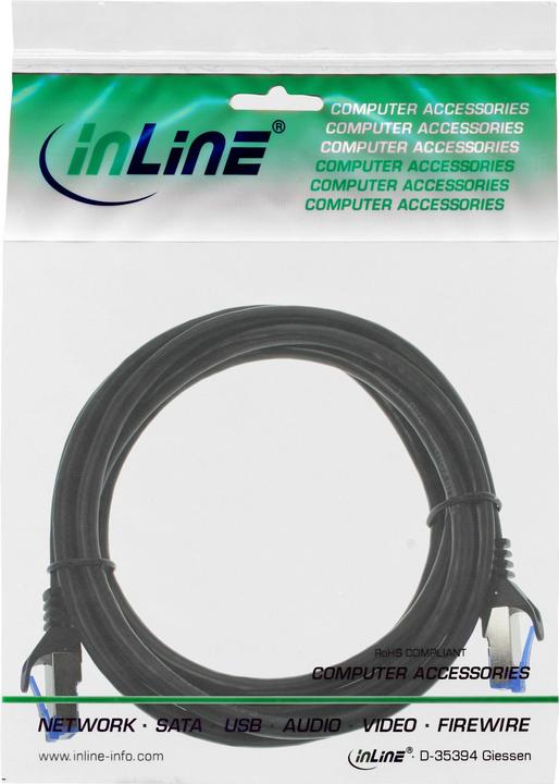 Immagine prodotto InLine Cavo patch blindato (U/FTP, CAT6a, 3 m)
