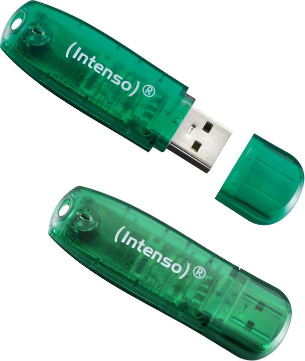 Actual product image Intenso Rainbow Line (8 GB, USB-A, USB 2.0)
