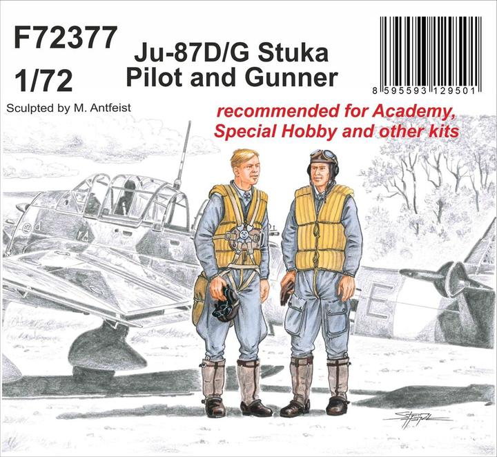 Actual product image CMK Junkers Ju-87D/G Stuka Pilot and Gunner