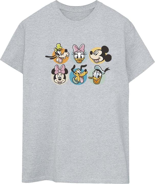 Immagine prodotto Disney Mickey Mouse And Friends Faces Maglietta Ampia Donna (S)