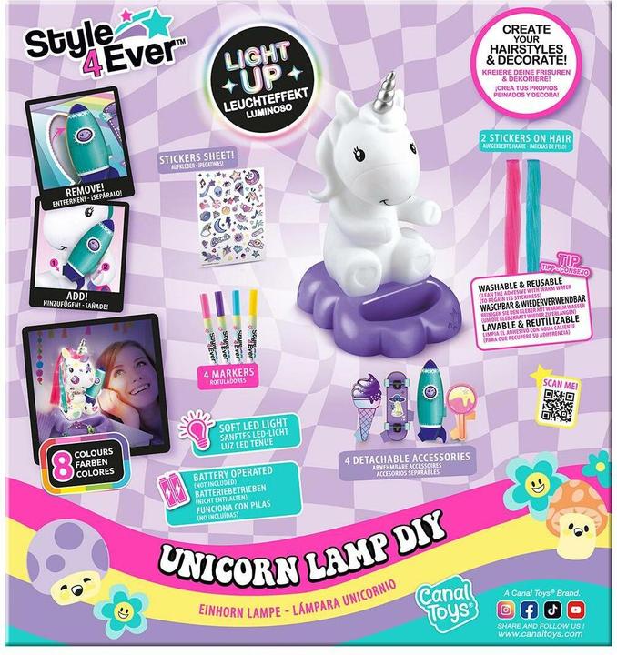 Produktbild Canal Toys Diy Einhorn Lampe