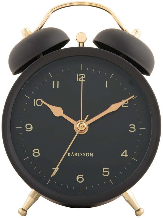 Immagine prodotto Karlsson Sveglia classica Twin Bell Nero