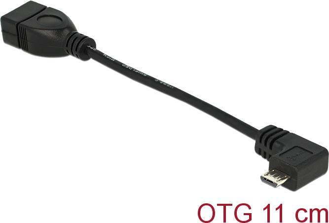 Delock USB B - USB A 2.0 (0.11 m, USB 2.0)