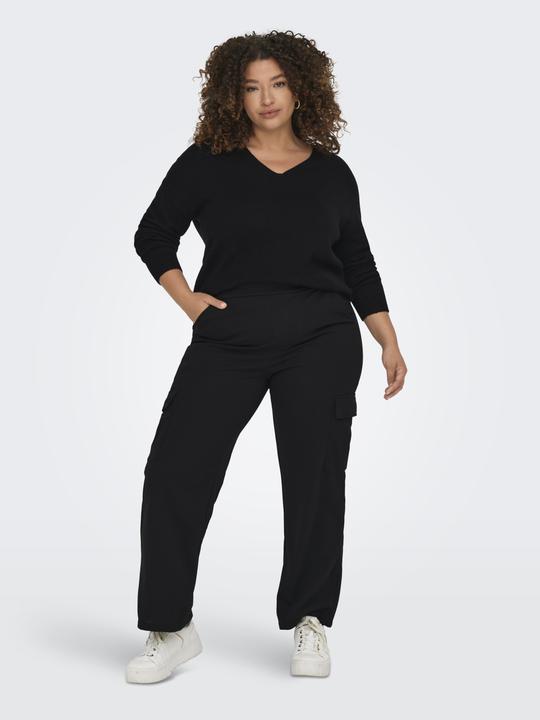 Actual product image Only Curvy V-neck Knit Sweater (S)