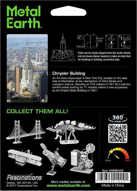Image du produit Metal Earth Chrysler Building
