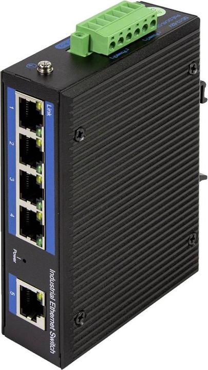 Image du produit LogiLink Commutateur Fast Ethernet industriel, 5 ports, non administrable (5 Ports)