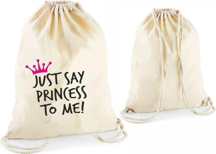 Immagine prodotto 4you Design Dichiarazione Tote Bag Just say princess to me! natural