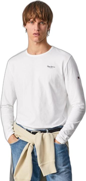 Actual product image Pepe Jeans Original Basic T-Shirt Long Sleeve White (XL)
