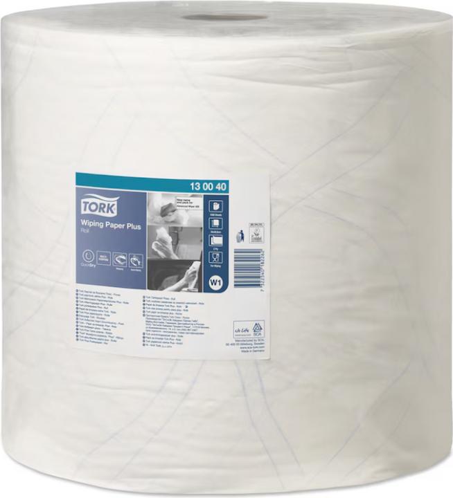 Produktbild Tork Aftørringspapir Plus W1 420 2-lags hvid 510m