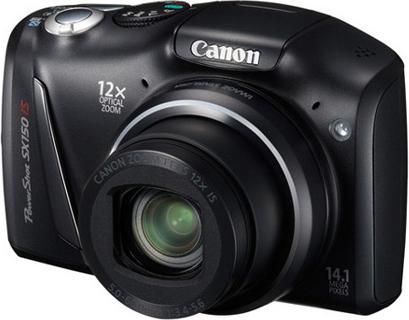 Image du produit Canon Powershot SX150, zoom 12x, vidéos HD (1/2,3'')