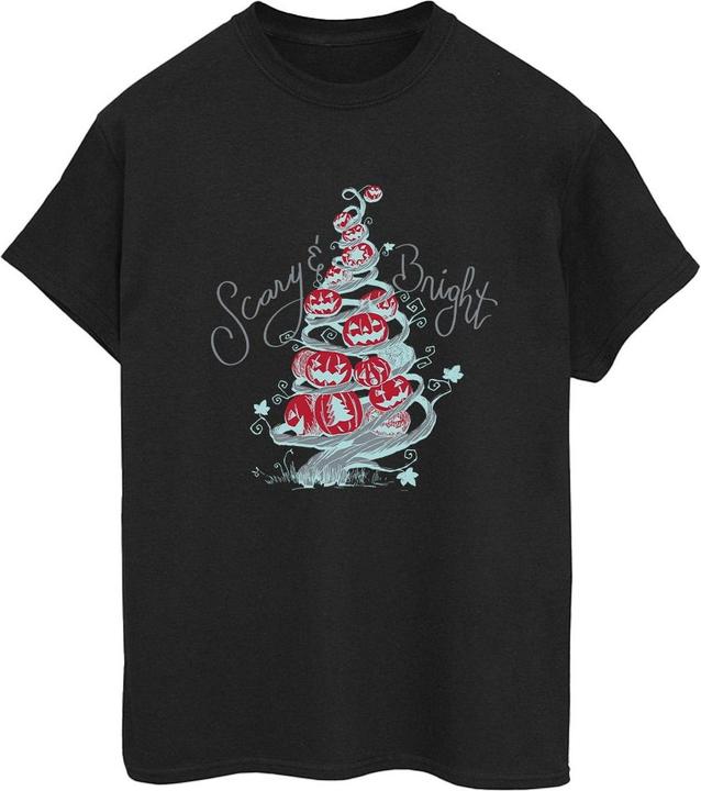 Image du produit Disney - T-shirt THE NIGHTMARE BEFORE CHRISTMAS SCARY & BRIGHT - Femme (4XL)