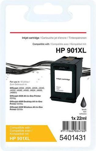 Immagine prodotto Office Depot Cartuccia d'inchiostro compatibile HP 901XL CC654A Nero (FC)
