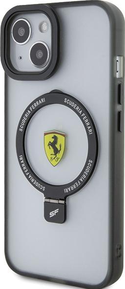Actual product image Ferrari FEHMP15MUSCAK iPhone 15 Plus / 14 Plus 6.7" czarny/black hardcase Ring Stand 2023 Collection (Apple iPhone 15 Plus, Apple iPhone 14 Plus)