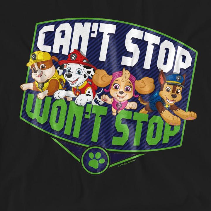 Immagine prodotto Paw Patrol Can't Stop Won't Stop Maglietta Adulto Unisex (XXL)