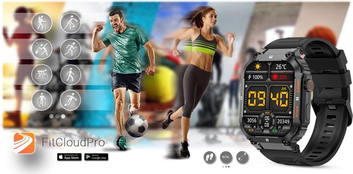 Immagine prodotto Gravity SMARTWATCH MĘSKI GT6-1 - WYKONYWANIE POŁĄCZEŃ, MONITOR SNU (sg020a)