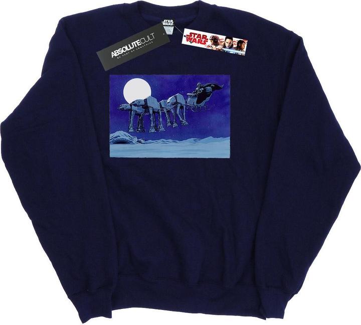 Star Wars Christmas ATAT Sleigh Sweatshirt Jungen