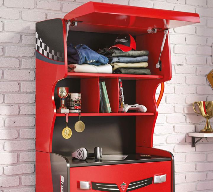 Actual product image Cilek Champion Racer gas station chest of drawers (79 x 42 x 155 cm)