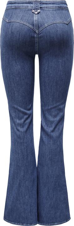 Image du produit Only Jeans taille moyenne évasé Pantalon à pattes d'éléphant (27)