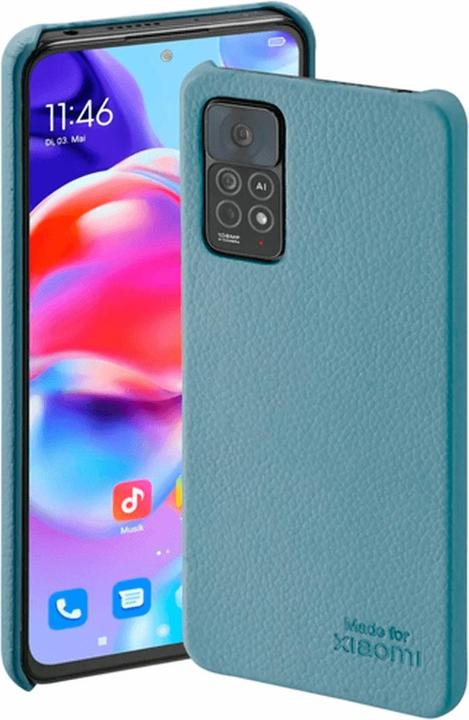 Produktbild Mike Galeli Lenny Echtleder Backcover für Xiaomi Redmi Note 11 Pro, Blau (Xiaomi Redmi Note 11 Pro)