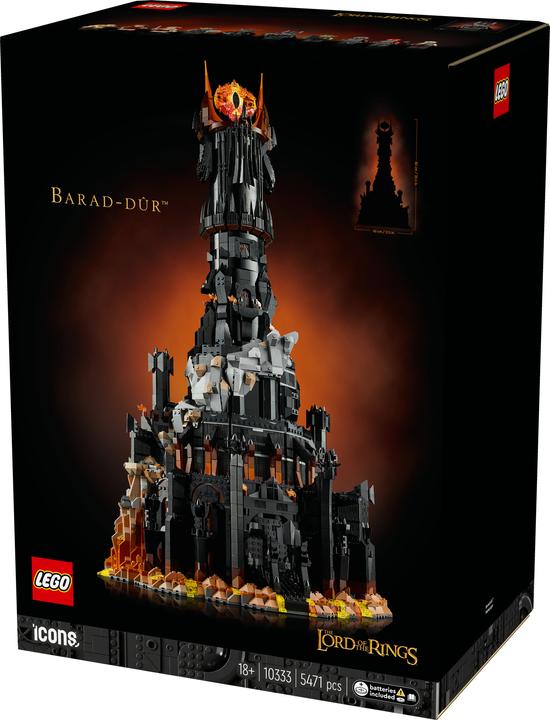 Image du produit LEGO The Lord of the Rings : Barad-dûr (10333, LEGO Icons, LEGO difficiles à trouver)