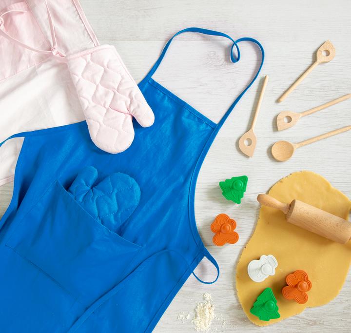Produktbild Städter Tablier et gant pour enfant - Bleu (2pcs)