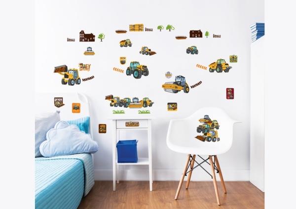 Actual product image Walltastic PROMO Wall stickers set JCB Muddy Friends 44722 34x46cm p12 (34 x 46 cm)