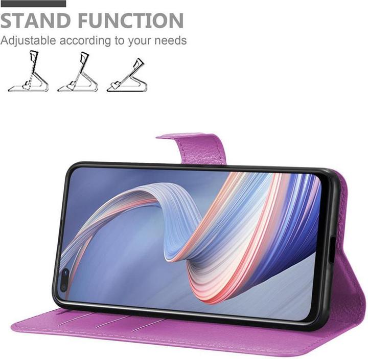 Actual product image Cadorabo Book with stand function cover (Oppo A92s)