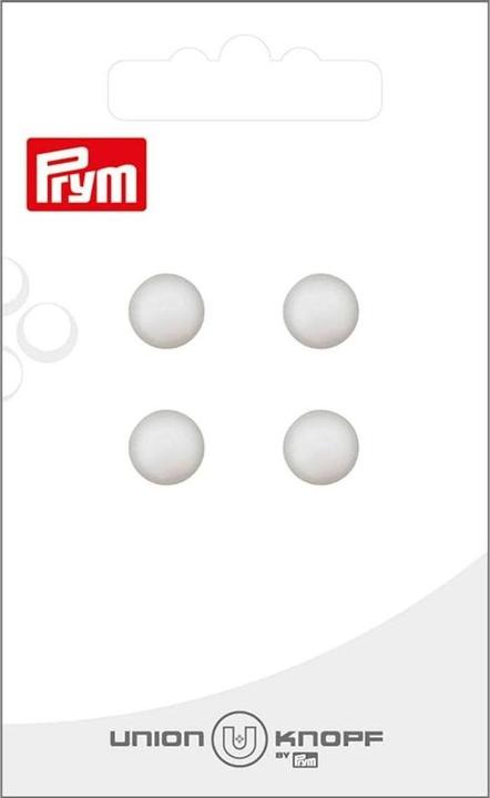 Produktbild Prym Knöpfe Polyester 9 mm, 4 Stück, Weiss