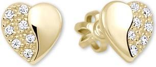 Produktbild Brilio Gold earrings Hearts with crystals 239 001 00878