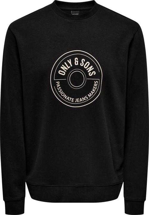 Actual product image Only & Sons Onslamer Reg Interlock Crew Neck Sweat (L)