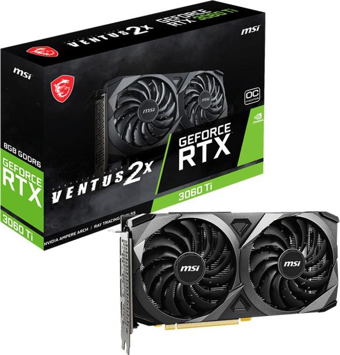 Produktbild MSI GeForce RTX 3060 Ti VENTUS 2X OC (8 GB)